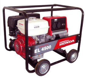 Honda generator EL4500 VISMAN co IRAN